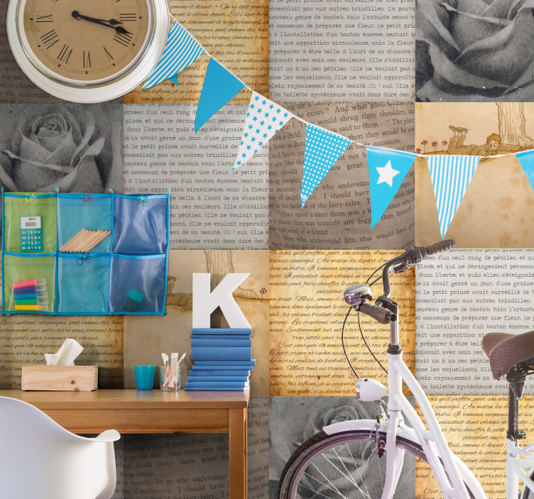 Mažasis princas - meilės fono paveikslėlis - „Tenstickers“