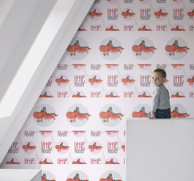 Mažo monstro dizainas gyvūnų tapetai - „Tenstickers“