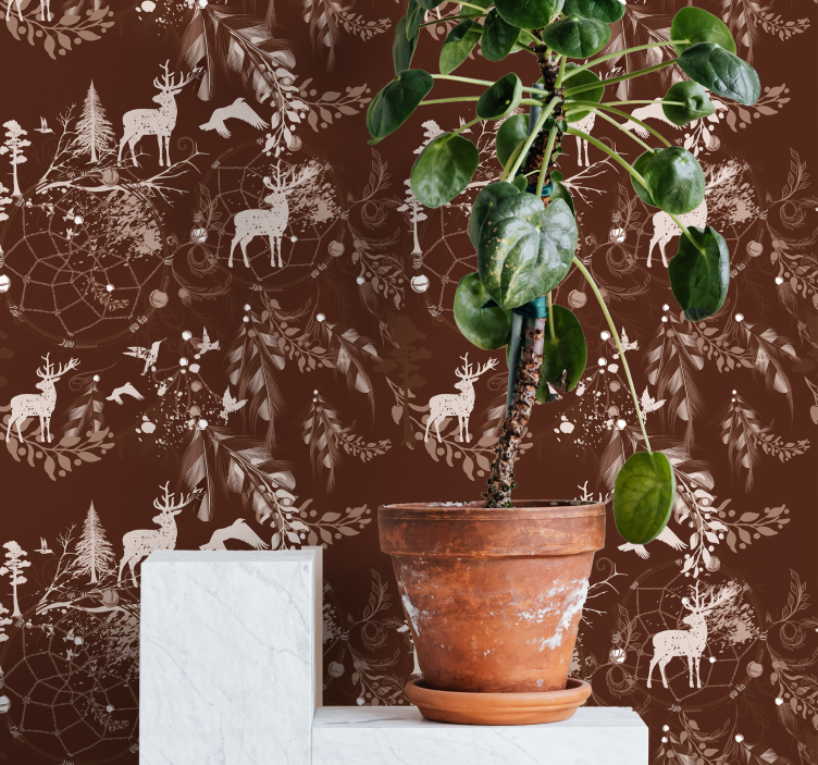 Miško būtybių gyvūnų tapetai - „Tenstickers“
