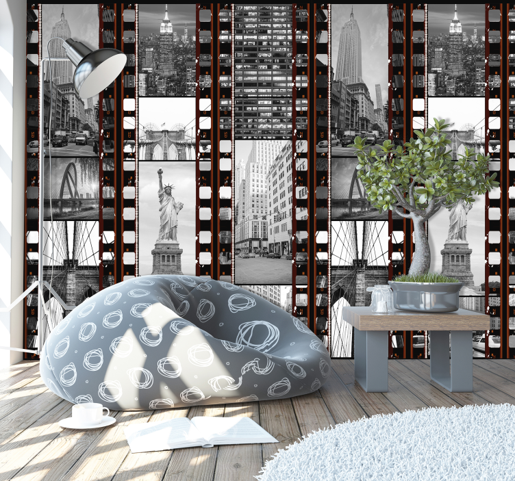 Niujorko tapetų koliažas - „Tenstickers“