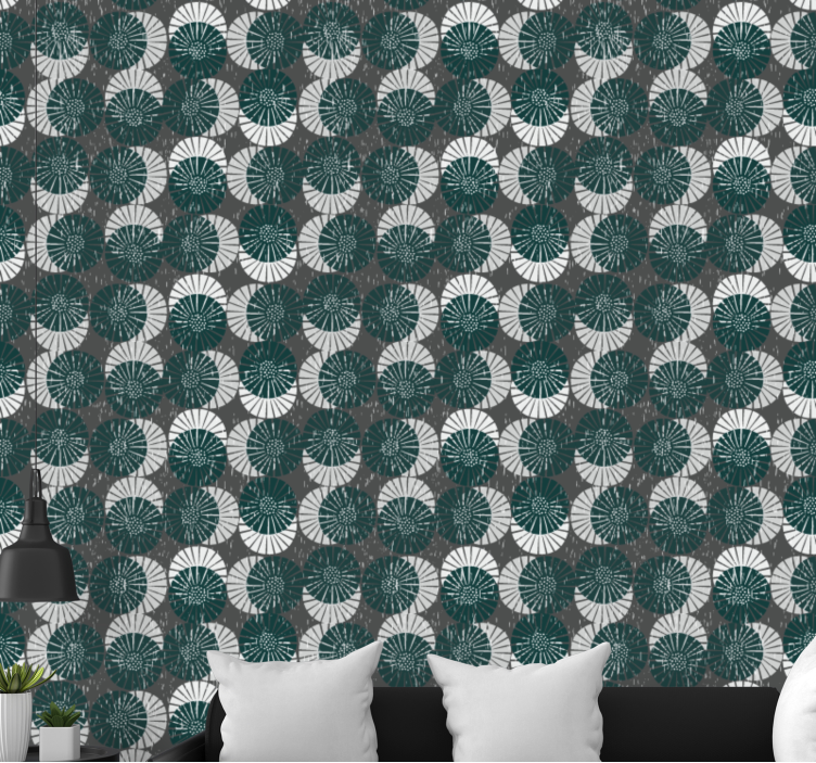 Tamsių atspalvių modelis taškų tapetai - „Tenstickers“