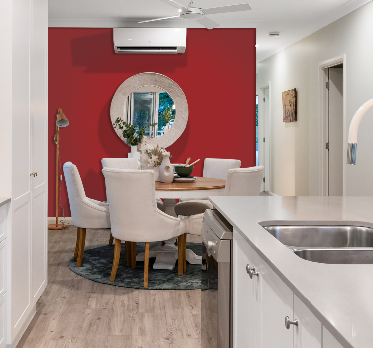 Raudonos spalvos tapetai sienoms - „Tenstickers“