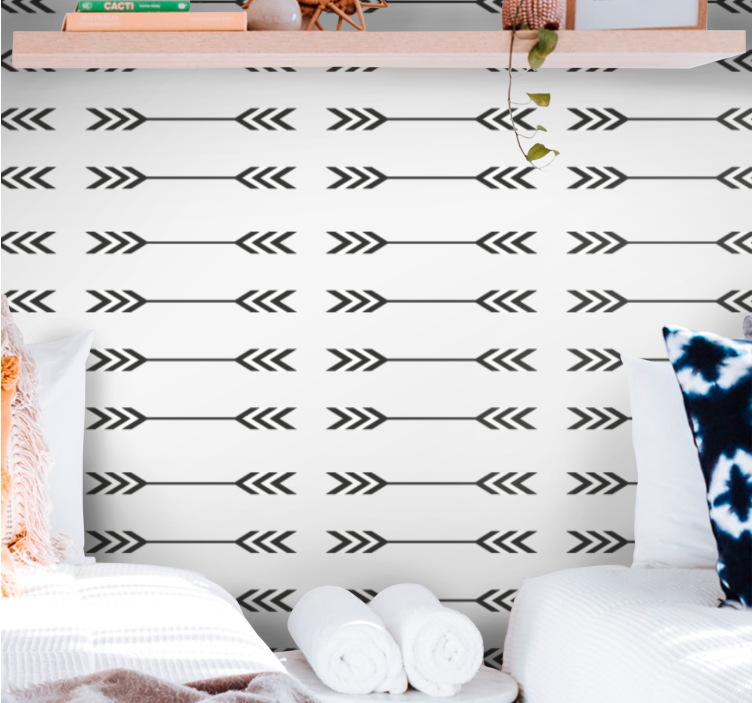 Minimalistiniai strėlių raštai asmeninis tapetas - „Tenstickers“