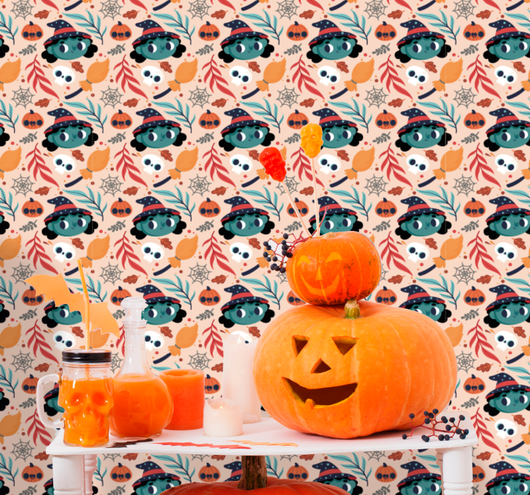Rudens šventė halloween tapetas - „Tenstickers“