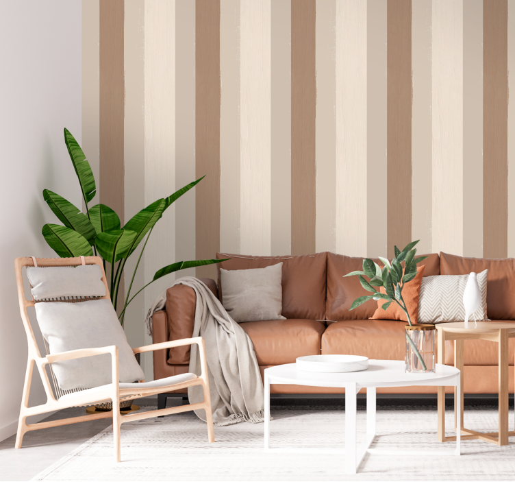 Smėlio spalvos vertikalūs tapetai - „Tenstickers“