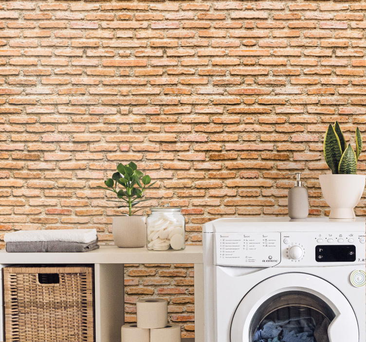 Smėlio spalvos tekstūrinis raštas akmens efekto tapetas - „Tenstickers“