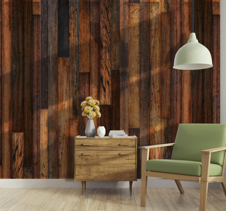 Spalis vakare mediniai tapetai - „Tenstickers“