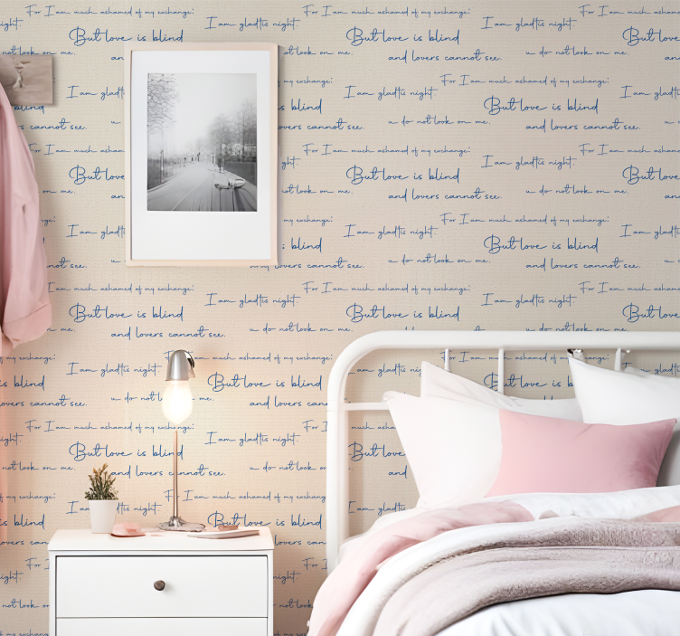 Tekstilės lentelė abėcėlinis tapetas - „Tenstickers“