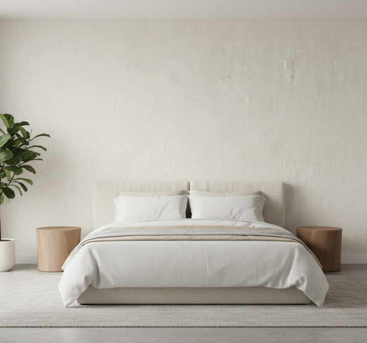 Tekstūruotas tapetas neutralios lino tekstūros - „Tenstickers“