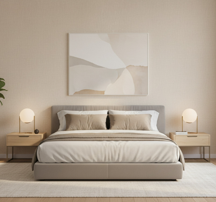 Tekstūruotas tapetas smėlio linijų raštu - „Tenstickers“