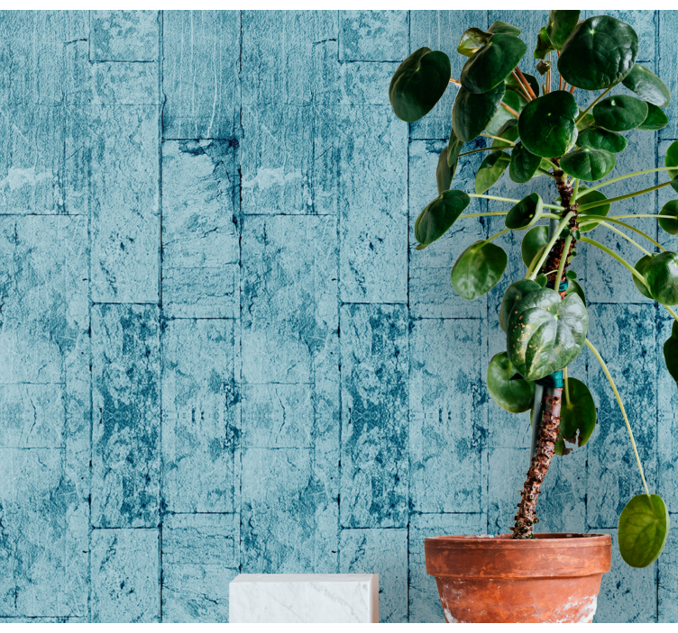 Tekstūruotos plytos iliuzija mūro tekstūros tapetas - „Tenstickers“