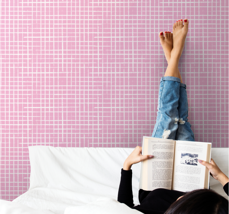 Tinklelio modelio atmosfera kvadratinės tapetos - „Tenstickers“