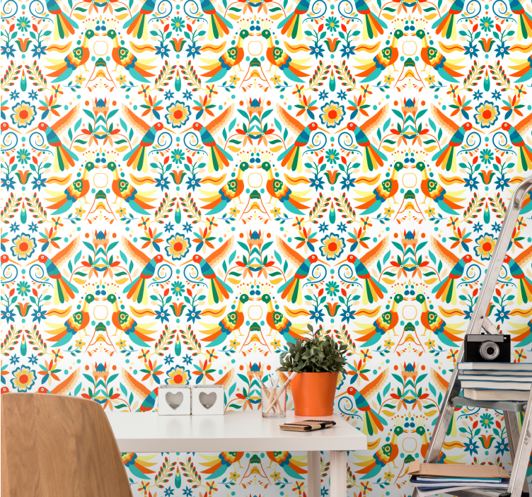 Tradicinis modelis paukščiai tapetas - „Tenstickers“