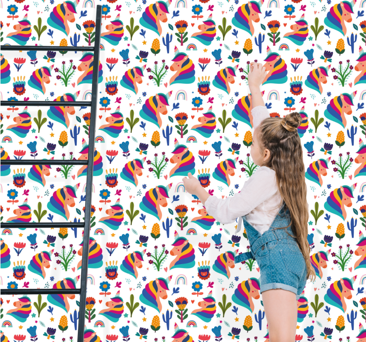 Tukano gėlių motyvas gyvūnų tapetai - „Tenstickers“