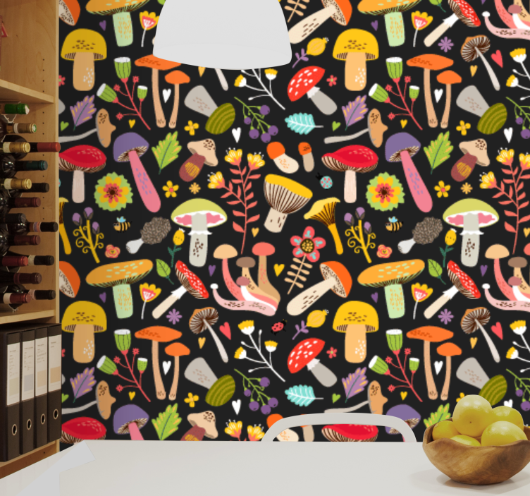 Užburtas miškas gamtos sienos tapetas - „Tenstickers“