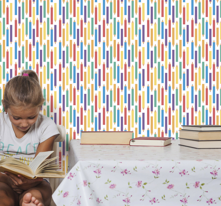 Pieštukas vaikų tapetai - „Tenstickers“