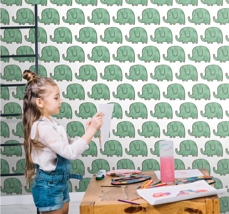 žavingi drambliai dramblio tapetai - „Tenstickers“